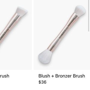 Private listing blush and bronzer Seint brush